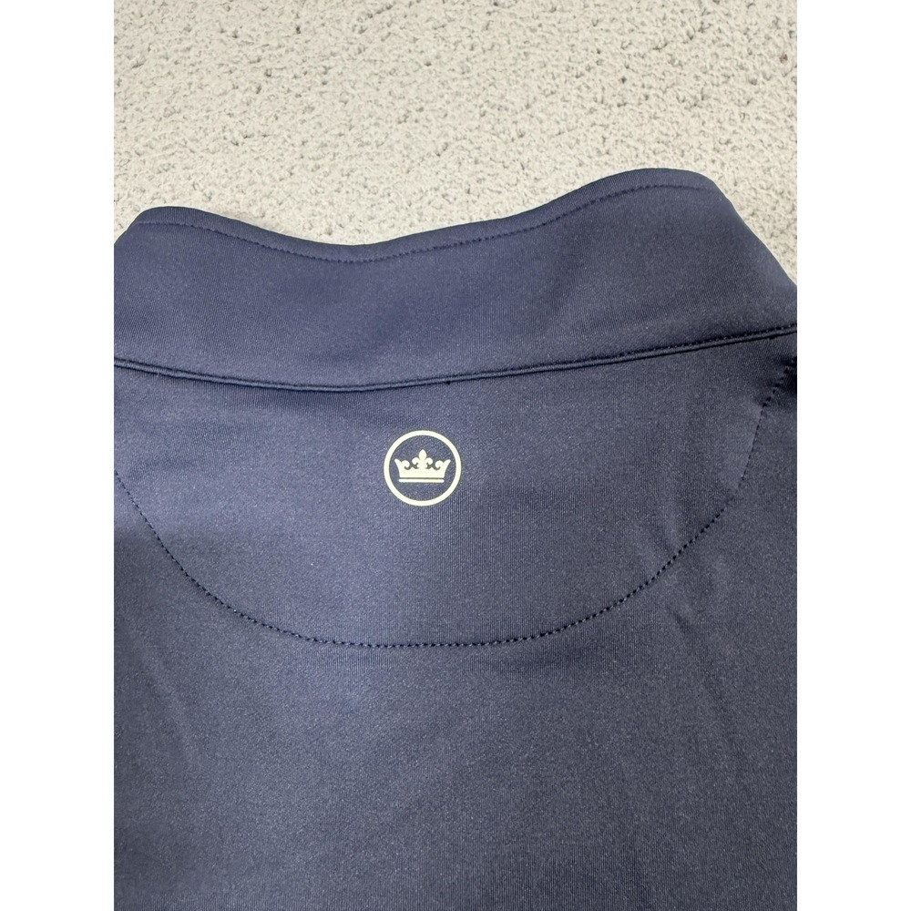 Peter Millar Pullover Mens 2XL Blue 1/4 Zip Long Sleeve Golf Performance Top - Picture 11 of 11
